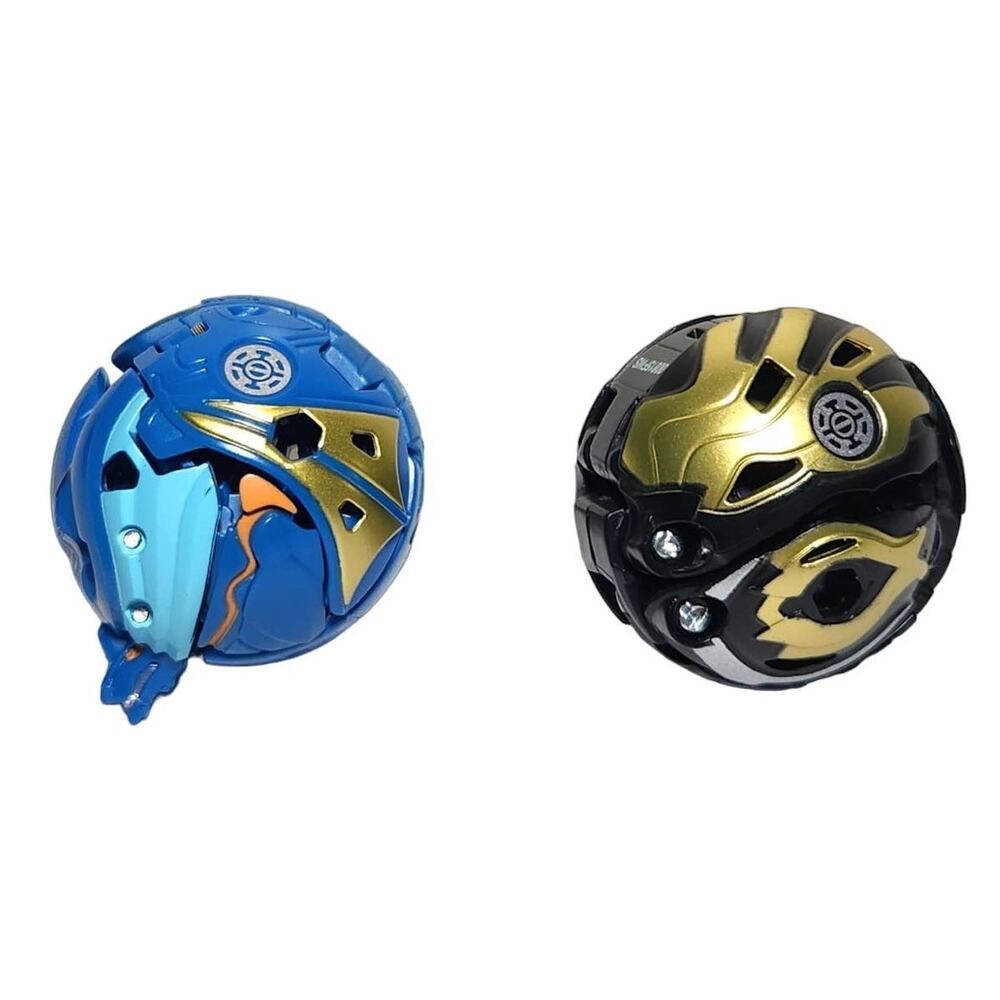 Bakugan Hydorous B500 & Trox x Nobilios B200 Action Figures Pre-owned